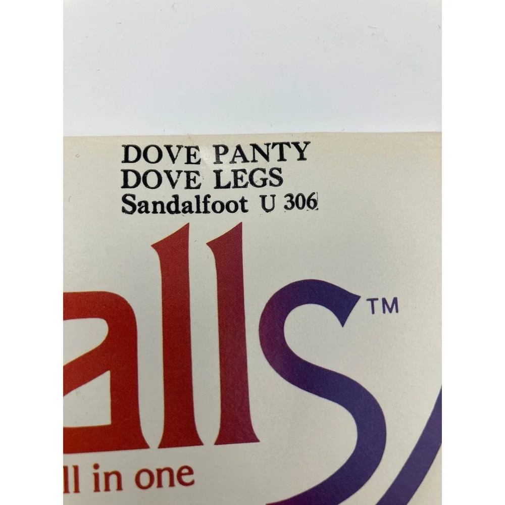 Vintage Coloralls Underalls Pantyhose Panties All In One Size A-B Style 325 DOVE
